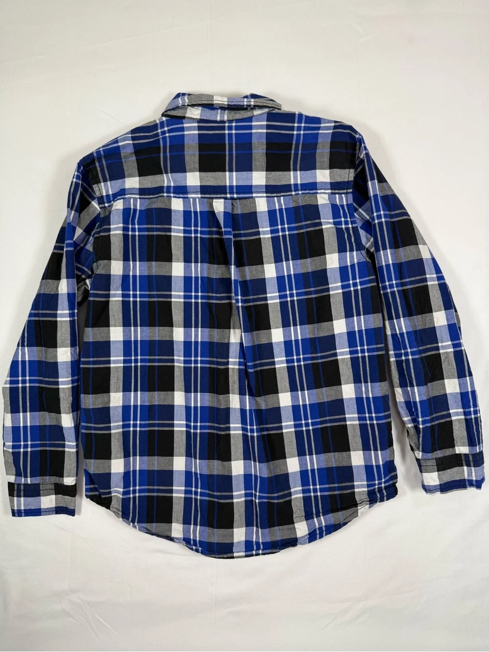 GYMBOREE Boys Plaid Button Up M 7-8 Slim Fit Prep School Classic Preppy Ivy